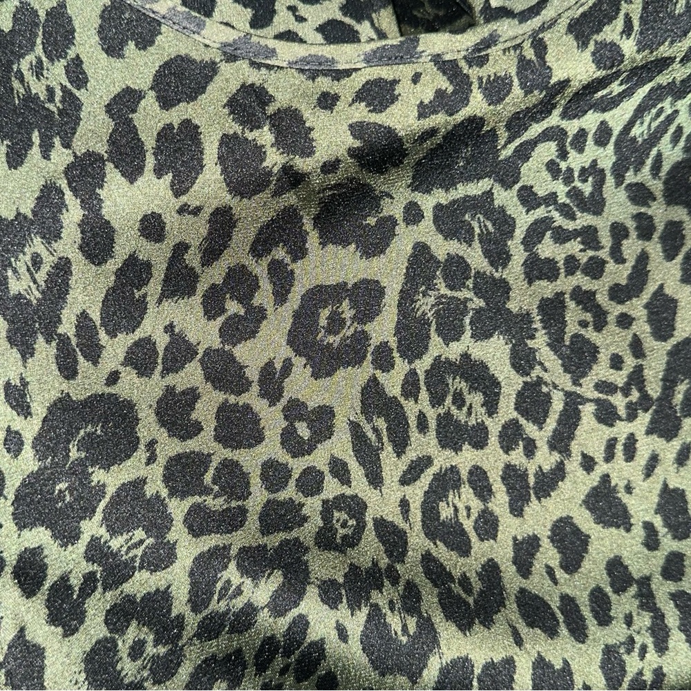 Express Leopard Print Top Small - image 6